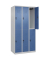 CP Spind Classic Plus lichtgrau, fernblau 080300-30-S10005, 6 Schließfächer 90,0 x 50,0 x 185,0 cm