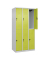 CP Spind Classic Plus clowngrün, lichtgrau 080300-30-S10009, 6 Schließfächer 90,0 x 50,0 x 185,0 cm