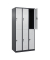 CP Spind Classic Plus anthrazitgrau, lichtgrau 080300-30-S10011, 6 Schließfächer 90,0 x 50,0 x 185,0 cm