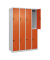 CP Spind Classic Plus reinorange, lichtgrau 080300-40-S10000, 8 Schließfächer 120,0 x 50,0 x 185,0 cm