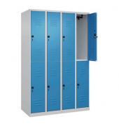 CP Spind Classic Plus lichtblau, lichtgrau 080300-40-S10004, 8 Schlie&szlig;f&auml;cher 120,0 x 50,0 x 185,0 cm