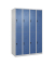 CP Spind Classic Plus lichtgrau, fernblau 080300-40-S10005, 8 Schließfächer 120,0 x 50,0 x 185,0 cm
