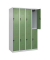 CP Spind Classic Plus lichtgrau, resedagrün 080300-40-S10006, 8 Schließfächer 120,0 x 50,0 x 185,0 cm