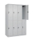 CP Spind Classic Plus lichtgrau 080300-40-S10008, 8 Schließfächer 120,0 x 50,0 x 185,0 cm