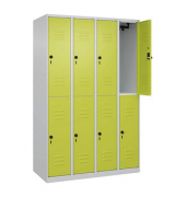CP Spind Classic Plus clowngr&uuml;n, lichtgrau 080300-40-S10009, 8 Schlie&szlig;f&auml;cher 120,0 x 50,0 x 185,0 cm