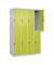 CP Spind Classic Plus clowngrün, lichtgrau 080300-40-S10009, 8 Schließfächer 120,0 x 50,0 x 185,0 cm
