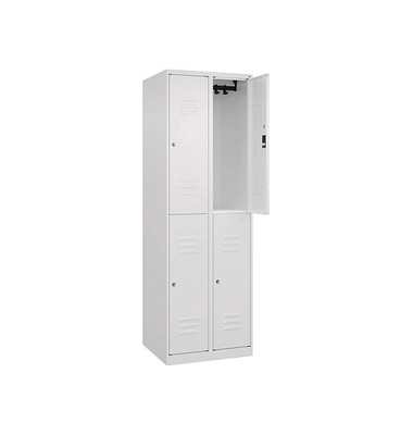 CP Spind Classic Plus verkehrsweiß 080300-20-S10023, 4 Schließfächer 60,0 x 50,0 x 185,0 cm