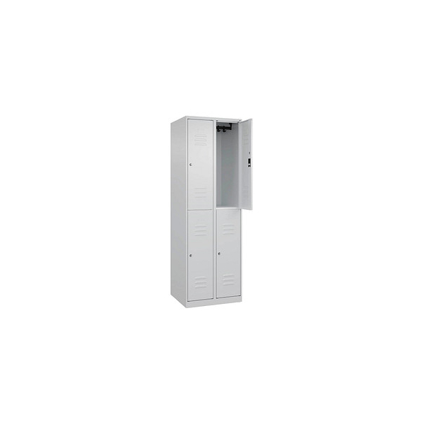 4067521370476 - Spind Classic Plus lichtgrau 080300-20-S10041 4 Schließfächer 600 x 500 x 1850 cm 4067521370476 C+P-Möbel 4067521370476 - Spind Classic Plus lichtgrau 080300-20-S10041 4 Schließfächer 600 x 500 x 1850 cm 4067521370476 C+P-Möbel