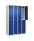 CP Spind Classic Plus lichtgrau, enzianblau 080300-40-S10039, 8 Schließfächer 120,0 x 50,0 x 185,0 cm