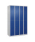 CP Spind Classic Plus lichtgrau, enzianblau 080300-40-S10039, 8 Schließfächer 120,0 x 50,0 x 185,0 cm