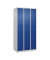 CP Spind Classic Plus lichtgrau, enzianblau 080300-30-S10046, 6 Schließfächer 90,0 x 50,0 x 185,0 cm