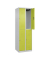 CP Spind Classic Plus clowngrün, lichtgrau 080300-20-S10057, 4 Schließfächer 60,0 x 50,0 x 185,0 cm