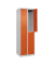 CP Spind Classic Plus reinorange, lichtgrau 080300-20-S10061, 4 Schließfächer 60,0 x 50,0 x 185,0 cm