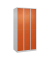 CP Spind Classic Plus reinorange, lichtgrau 080300-30-S10061, 6 Schließfächer 90,0 x 50,0 x 185,0 cm
