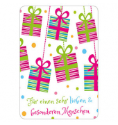 LUMA Geschenkanhänger mehrfarbig für einen sehr lieben Menschen