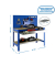 Simonrack Werkbank SIMONWORK blau 1 Schublade 151,0 x 61,0 x 144,5 cm
