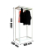 Simonrack Garderobenregal SIMONCLOTHING 8435104978474 weiß 90,0 cm