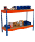 Simonrack Werkbank SIMONWORK BASIC 2 orange, blau 120,0 x 60,0 x 90,0 cm