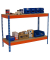 Simonrack Werkbank SIMONWORK BASIC 2 orange, blau 120,0 x 75,0 x 90,0 cm
