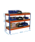 Simonrack Werkbank SIMONWORK BASIC 3 orange, blau 120,0 x 60,0 x 90,0 cm