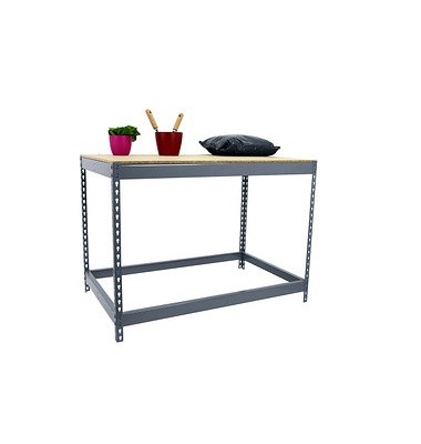 Simonrack Werkbank SIMONWORK BASIC 1 grau 120,0 x 60,0 x 90,0 cm