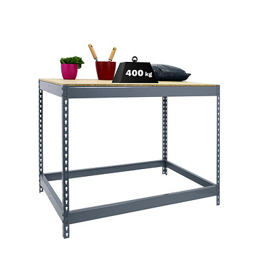 Simonrack Werkbank SIMONWORK BASIC 1 grau 210,0 x 60,0 x 90,0 cm