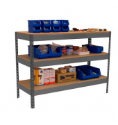Simonrack Werkbank SIMONWORK BASIC 3 grau 150,0 x 60,0 x 90,0 cm