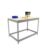 Werkbank SIMONWORK BASIC 1 silber 210,0 x 60,0 x 90,0 cm
