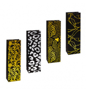 Geschenktasche 89284-SG PREMIUM DESIGN, allgemein, Kunststoffkordel, sortiert, 12cm x 38cm