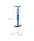 relaxdays Pogo-Stick silber