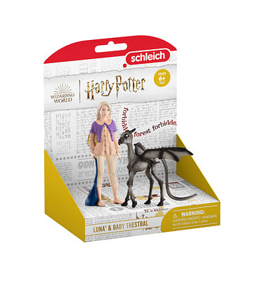 Schleich Harry Potter 42636 Luna Lovegood und Baby Theastral Spielfigur