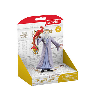 Schleich Harry Potter 42637 Dumbledore und Fawkes Spielfigur