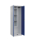 CP Putzmittelschrank Classic Plus 080100-00-S10016 enzianblau, lichtgrau 60,0 x 50,0 x 185,0 cm, aufgebaut