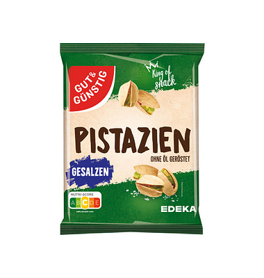 GUT&GÜNSTIG Pistazien geröstet & gesalzen Kerne 250,0 g GUT&GÜNSTIG Pistazien geröstet & gesalzen Kerne 250,0 g
