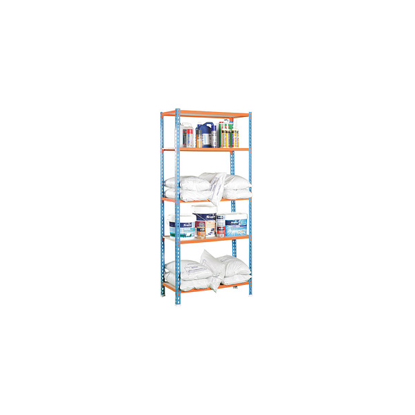 8435104912782 - Schwerlastregal MADERCLICK 5 8435104912782 orange blau braun 900 x 500 x 1800 cm 8435104912782 Simonrack 8435104912782 - Schwerlastregal MADERCLICK 5 8435104912782 orange blau braun 900 x 500 x 1800 cm 8435104912782 Simonrack