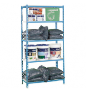 Simonrack Schwerlastregal SIMONCLICK SUPERPLUS 5 8435104937006 blau, weiß 110,0 x 40,0 x 200,0 cm