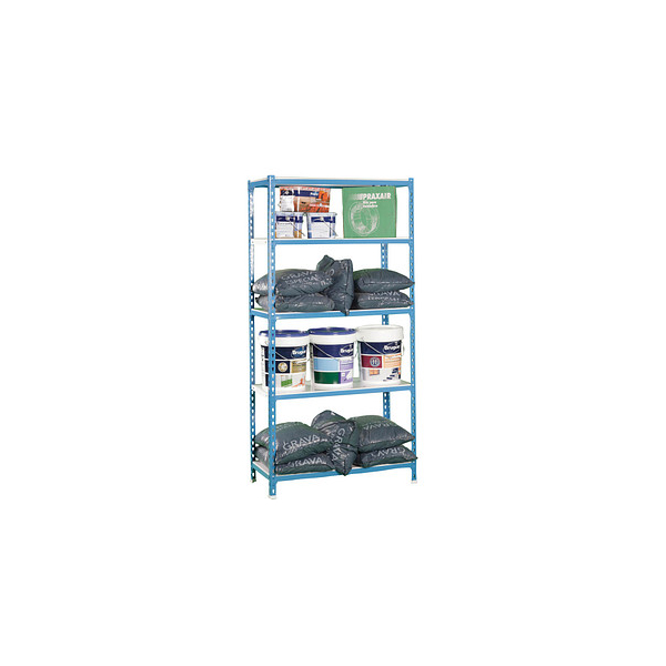 8435104937044 - Schwerlastregal SIMONCLICK SUPERPLUS 5 8435104937044 blau weiß 1100 x 500 x 2000 cm 8435104937044 Simonrack 8435104937044 - Schwerlastregal SIMONCLICK SUPERPLUS 5 8435104937044 blau weiß 1100 x 500 x 2000 cm 8435104937044 Simonrack