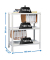 Simonrack Schwerlastregal FILECLICK PLUS 3 8435104939406 weiß 100,0 x 36,0 x 90,0 cm
