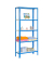 Simonrack Schwerlastregal SIMONHOME CLICK COLOR MINI 5 8435104940174 blau, weiß 80,0 x 30,0 x 160,0 cm