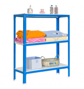 Simonrack Schwerlastregal SIMONHOME CLICK COLOR PLUS 3 8435104940259 blau, weiß 100,0 x 30,0 x 90,0 cm