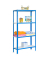 Simonrack Schwerlastregal SIMONHOME CLICK COLOR PLUS 4 8435104940334 blau, weiß 100,0 x 30,0 x 160,0 cm