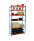 Simonrack Schwerlastregal MADERCLICK 6 8435104955369 orange, blau, braun 90,0 x 40,0 x 250,0 cm