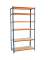 Simonrack Schwerlastregal MADERCLICK 6 8435104955369 orange, blau, braun 90,0 x 40,0 x 250,0 cm