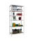 Simonrack Schwerlastregal MADERCLICK 6 8435104975244 weiß, braun 90,0 x 40,0 x 250,0 cm