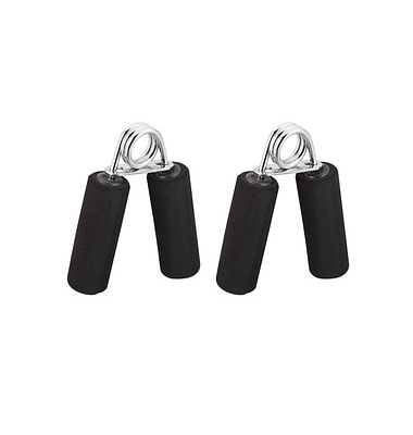 relaxdays Fingertrainer schwarz, silber