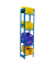 Simonrack Getränkekistenregal SIMONBOTTLE 4 8425437119491 blau 40,0 x 30,0 x 200,0 cm