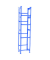 Simonrack Getränkekistenregal SIMONBOTTLE 4 8425437119491 blau 40,0 x 30,0 x 200,0 cm