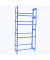 Simonrack Getränkekistenregal SIMONBOTTLE 4 8425437119507 blau 80,0 x 30,0 x 200,0 cm