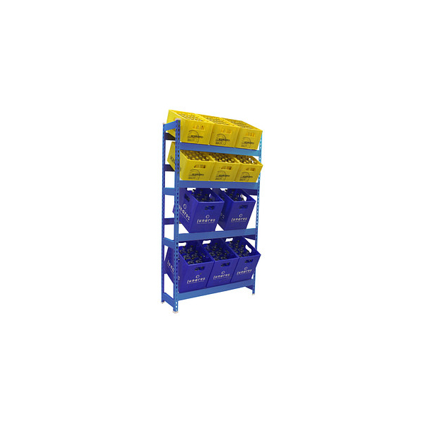 8425437119514 - Getränkekistenregal SIMONBOTTLE 4 8425437119514 blau 1000 x 300 x 2000 cm 8425437119514 Simonrack 8425437119514 - Getränkekistenregal SIMONBOTTLE 4 8425437119514 blau 1000 x 300 x 2000 cm 8425437119514 Simonrack