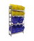 Simonrack Getränkekistenregal SIMONBOTTLE 4 8425437119545 silber 100,0 x 30,0 x 200,0 cm